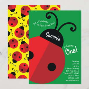 Invitation Fête d'anniversaire de Ladybug