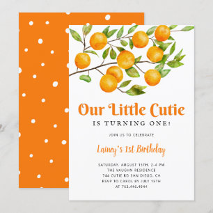 Invitation Fête d'anniversaire de Little Cutie