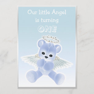 Invitation Fête d'anniversaire de l'ours en peluche