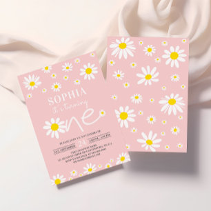 Invitation Fête d'anniversaire de marguerite Bohmian Premier