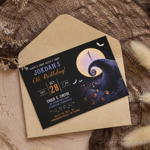 Invitation Fête d'anniversaire de Nightmare Before Christmas
