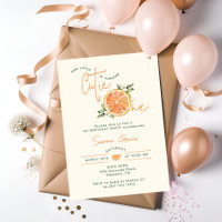 Fête d'anniversaire de petite coupe de citrus oran