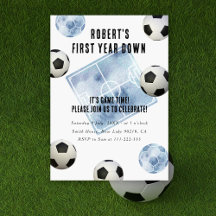 Fête d'anniversaire de première année de football