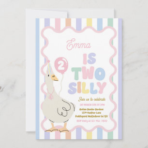 Invitation Fête d'anniversaire de printemps pour les 2 ans de