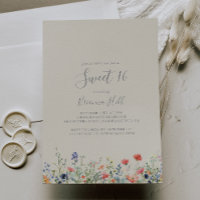 Fête d'anniversaire de Radiant Fleur sauvage Sweet