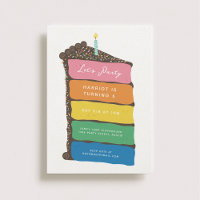 Fête d'anniversaire de Rainbow Layer Cake