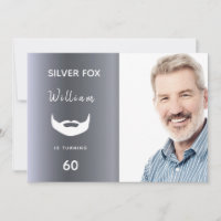 Fête d'anniversaire de renard argent sur mesure ph