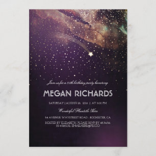 Invitation Fête d'anniversaire de Starry Showday