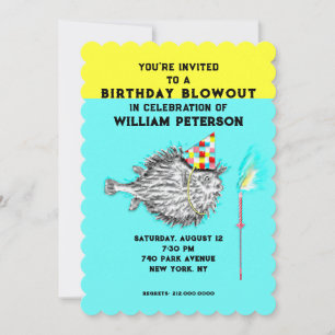 Invitation Fête d'anniversaire des pêcheurs