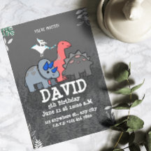 Fête d'anniversaire dinosaure