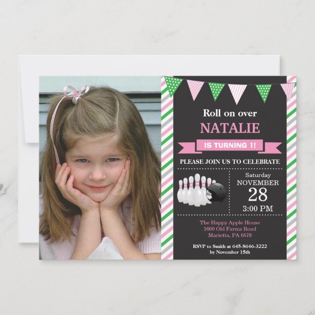 Invitation Fête d'anniversaire d'invitation d'anniversaire de (Devant)