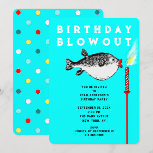 Invitation Fête d'anniversaire drôle