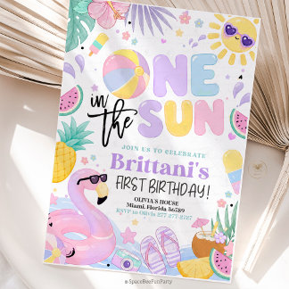 Invitation Fête d'anniversaire du 1er soleil