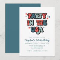 Fête d'anniversaire du 4 juillet aux États-Unis