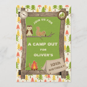 Invitation Fête d'anniversaire du campement russe
