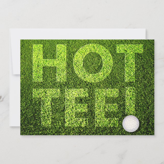 Invitation Fête d'anniversaire du Golf des dames (Devant)