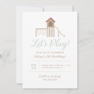 Invitation Fête d'anniversaire du parc