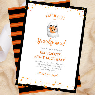 Invitation Fête d'anniversaire d'un Halloween éffrayant