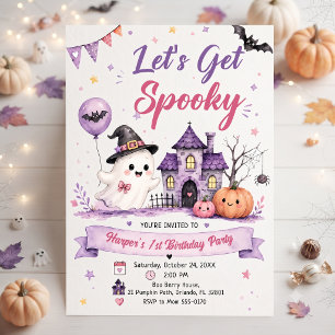 Invitation Fête d'anniversaire Halloween épouvantable