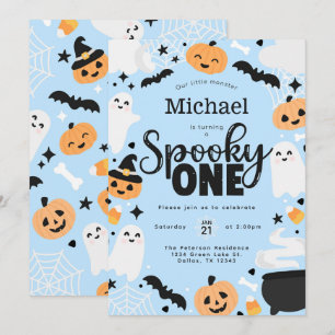Invitation Fête d'anniversaire Halloween épouvantable pour un