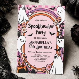 Invitation Fête d'anniversaire Halloween pour enfants