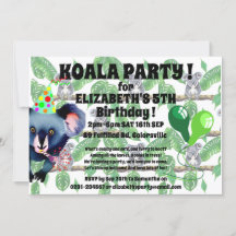 fête d'anniversaire KOALA