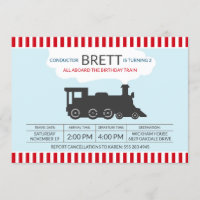 Fête d'anniversaire locomotive de conducteur de