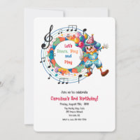 Fête d'anniversaire musicale de l'enfant