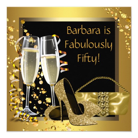 Invitation Fete D Anniversaire Noire De Champagne D Or Zazzle Ca Invitation Fete D Anniversaire Noire De Champagne D Or Zazzle Ca