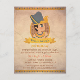 Invitation Fête d'anniversaire pour enfants sur le thème de l