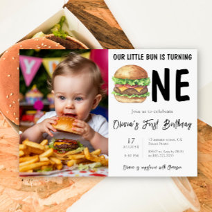 Invitation Fête d'anniversaire pour le premier anniversaire d