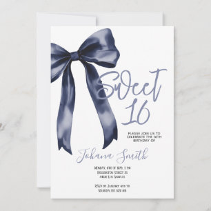 Invitation Fête d'anniversaire pour une adolescente de seize