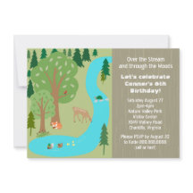 Fête d'anniversaire Rustique Woodland Nature