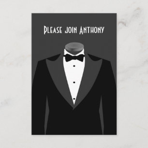 Invitation Fête d'anniversaire sur le thème de l'agent secret