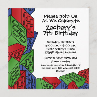 Invitation Fête d'anniversaire - Young Boy