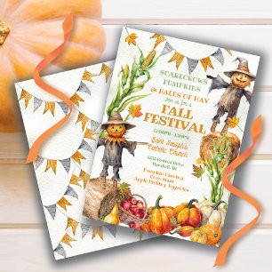 Invitation Fête d'automne Organisation religieuse de fête de 
