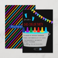 Fête de Baby Shower pour le futur papa avec une bi