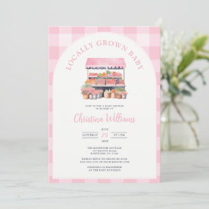 Invitation Fête de Baby Shower pour une Fille Né dans la Régi