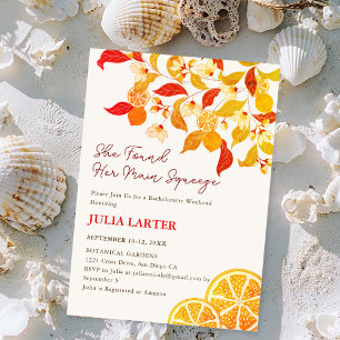 Invitation Fête de Bachelorette de la Citronnelle d'Automne