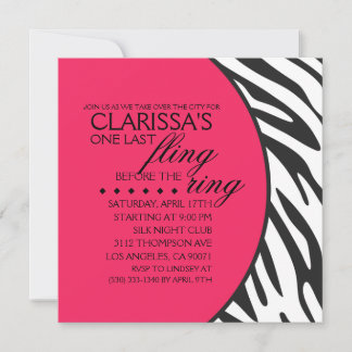 Invitation Fête de bachelorette personnalisée pour impression