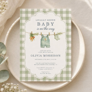 Invitation Fête de Bébé à la Lessive en Vichy Local