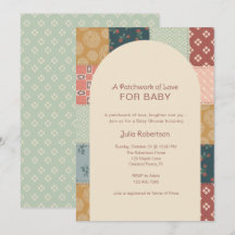 Fête de bébé avec courtepointe vintage