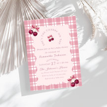 Fête de Bébé Coquette Cerise Sur Le Haut 