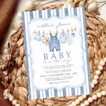 Fête de Bébé en Jean Bleu Linge à Linge Vêtements