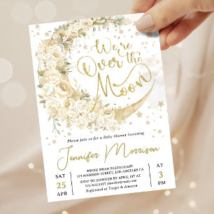 Invitation Fête de Bébé Genre Neutre « Nous étions ravis comm