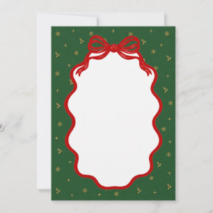Invitation Fête de bébé joyeux petit Noël Ourson