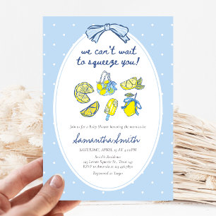 Invitation Fête de bébé Lemon Squeeze You