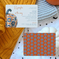 Fête de bébé Li'l Pumpkin Bleu et Orange