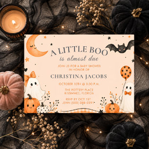 Invitation Fête de bébé Little Boo est presque là Baby Shower