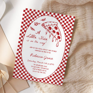 Invitation Fête de bébé Livraison Spéciale Pizza